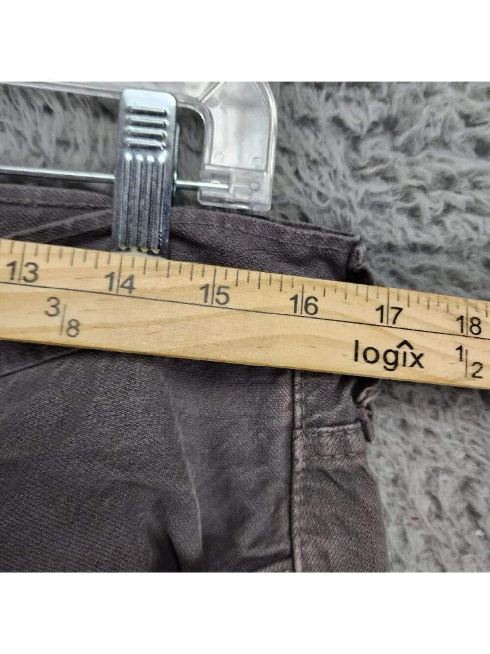 Levis Jeans Mens 34x32 Gray 514 Cotton Denim Regular Fit Straight Leg *Read*